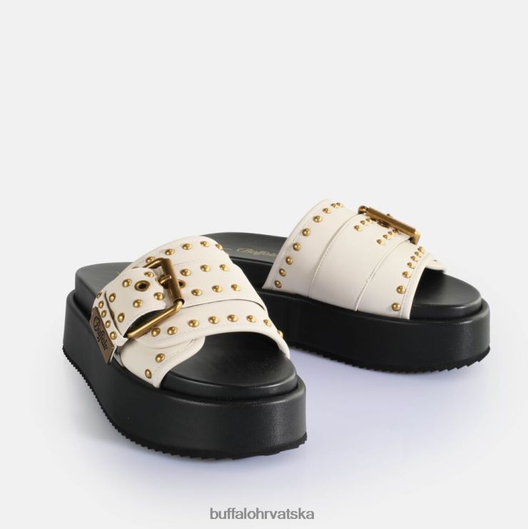 krema Buffalo noa rock slide sandale s platformom veganske |slajdova TDD6T157